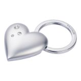 Troika klíčenka - matné srdíčko Swarovski (kovová, stříbrná) Troika klíčenka - matné srdíčko Swarovski (kovová, stříbrná)