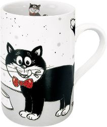 Carlo the cat - hrnek - kocour Carlo - Home deco Hrnek - Kocour / Carlo the Cat