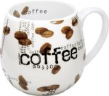 Coffee Collage - buclák - Home deco Hrnek buclák - Káva / Coffee Collage