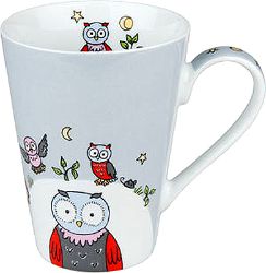 Owl - hrnek - sova - Home deco Hrnek - Sovičky / Owl