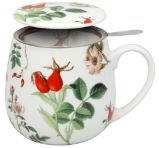 Hrnek se sítkem My favourite tea rose - šípek