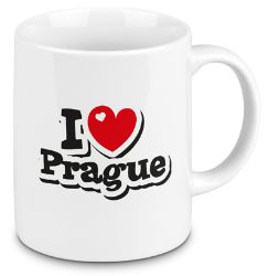 I Love Prague - hrnek - Home deco Hrnek - I Love Prague