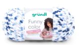 Příze 3525-03 Gründl Funny Žíhaná Modrá