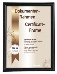 Rámeček dřevěný Phoenix A4, černý, 21x29,7cm Rámeček dřevěný Phoenix A4, černý, 21x29,7cm