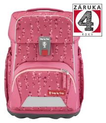 Školní aktovka BASIS Pink Bubbles 4 dílný set, AGR certifikát - Aktovky Školní aktovka BASIS, Pink Bubbles - 4 dílný set, AGR certifikát