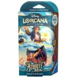 Disney Lorcana: Azurite Sea - Starter Deck Amber & Ruby - Karetní hry Disney Lorcana: Azurite Sea - Starter Deck Amber & Ruby