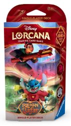 Disney Lorcana TCG: Reign of Jafar - Starter Deck Ruby & Steel - Karetní hry Disney Lorcana: Reign of Jafar - Starter Deck Ruby & Steel