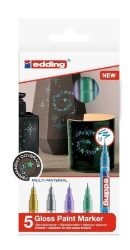 Edding Lakový popisovač 780, Metal, sada 5 ks Edding Lakový popisovač 780, Metal, sada 5 ks