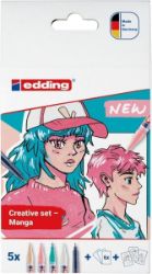 Akrylový popisovač e-5300/1800, sada Manga - Zvýrazňovače, popisovače Akrylový popisovač e-5300/1800, sada Manga