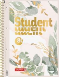 Brunnen student blok eukalyptus A4 - linka, 80 listů - Bloky, zápisníky Brunnen student blok eukalyptus A4 - linka, 80 listů