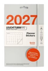 Plánovací samolepky 2027, Monthly Planner, Stickers Medium A5 Notebooks, anglicky - Diářové samolepky Plánovací samolepky 2027, Yearly overviews, Stickers Medium A5 Notebooks, anglicky