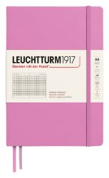 Zápisník Leuchtturm1917 A5 tvrdé desky Bubblegum čtverečkovaný
