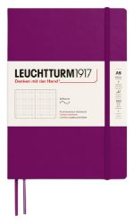 Zápisník Leuchtturm1917 A5 měkké desky Burgundy tečkovaný - Bloky A5 Zápisník Leuchtturm1917 A5 měkké desky Burgundy tečkovaný