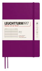 Zápisník Leuchtturm1917 A5 měkké desky Burgundy linkovaný