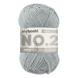 Příze na pletení a háčkování W2930 - Myboshi No.2 - stříbrná