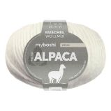 Příze na pletení a háčkování W691 - Myboshi Alpaca - bílá Příze na pletení a háčkování W691 - Myboshi Alpaca - bílá
