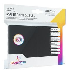 Obaly na karty - Matte Prime Sleeves Black - Obaly na karty (100) 66x91mm