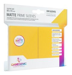 Matné obaly na karty PRIME – žluté (100 ks) 66x91 mm - Sběratelské karty Matné obaly na karty PRIME – žluté (100 ks) 66x91 mm