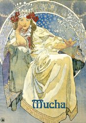 Magnet Mucha Princesse Hyacinthe Magnet Mucha Princesse Hyacinthe