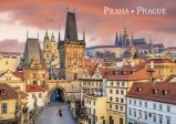 Magnet Malá Strana, Mostecké věže s Pražským hradem - Magnety Magnet Malá Strana, Mostecké věže s Pražským hradem