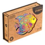 Unidragon dřevěné puzzle - Ryba velikost S - Puzzle Unidragon dřevěné puzzle - Ryba velikost S