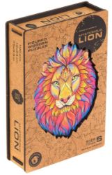Unidragon dřevěné puzzle - Lev velikost S - Puzzle Unidragon dřevěné puzzle - Lev velikost S