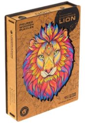 Unidragon dřevěné puzzle - Lev velikost M Unidragon dřevěné puzzle - Lev velikost M