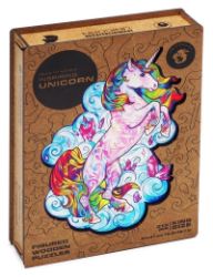 Unidragon dřevěné puzzle - Jednorožec velikost L Unidragon dřevěné puzzle - Jednorožec velikost L