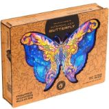 Unidragon dřevěné puzzle - Motýl velikost L - Puzzle Unidragon dřevěné puzzle - Motýl velikost L