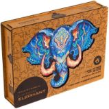 Unidragon dřevěné puzzle - Slon velikost L Unidragon dřevěné puzzle - Slon velikost L