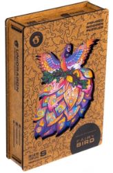 Unidragon dřevěné puzzle - Páv velikost S - Puzzle Unidragon dřevěné puzzle - Páv velikost S