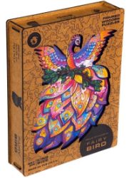 Unidragon dřevěné puzzle - Páv velikost L - Puzzle Unidragon dřevěné puzzle - Páv velikost L