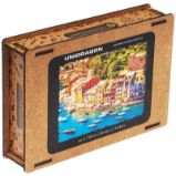 Unidragon dřevěné puzzle - Italská riviéra velikost S - Puzzle Unidragon dřevěné puzzle - Italská riviéra velikost S