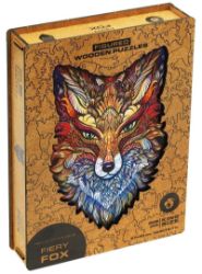 Unidragon dřevěné puzzle - Pohádková liška velikost L Unidragon dřevěné puzzle - Pohádková liška velikost L