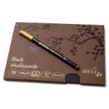 Karty v krabičce #haikucards, černé, 148x210mm, 24 listů, 300g/m2 Karty v krabičce #haikucards, černé, 148x210mm, 24 listů, 300g/m2