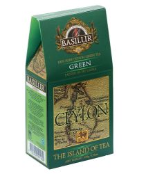 BASILUR Island of Tea Ceylon Green papír 100g