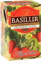 BASILUR Magic Strawberry & Kiwi přebal 25x2g - Čaje, káva, čokoláda BASILUR Magic Strawberry & Kiwi přebal 25x2g