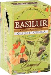 BASILUR Bouquet Green Freshness přebal 25x1,5g BASILUR Bouquet Green Freshness přebal 25x1,5g