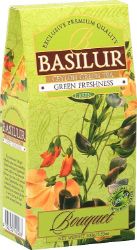 BASILUR Bouquet Green Freshness papír 100g - Čaje, káva, čokoláda BASILUR Bouquet Green Freshness papír 100g