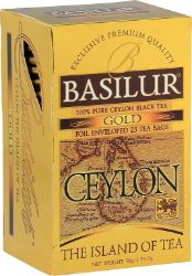 BASILUR Island of Tea Gold přebal 25x2g - Čaje, káva, čokoláda BASILUR Island of Tea Gold přebal 25x2g