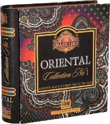 BASILUR Book Assorted Orient plech 32 gastro sáčků - Čaje, káva, čokoláda BASILUR Book Assorted Orient plech 32 gastro sáčků
