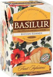 BASILUR Fruit Indian Summer přebal 25x1,8g - Čaje, káva, čokoláda BASILUR Fruit Indian Summer přebal 25x1,8g