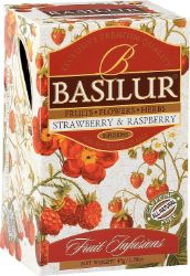 BASILUR Fruit Strawberry & Raspberry přebal 25x1,8g - Čaje, káva, čokoláda BASILUR Fruit Strawberry & Raspberry přebal 25x1,8g