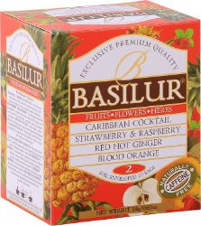 BASILUR Fruit Infusions Assorted Volume II. přebal 10x1,8g - Čaje, káva, čokoláda BASILUR Fruit Infusions Assorted Volume II. přebal 10x1,8g