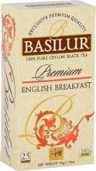 BASILUR Premium English Breakfast nepřebal 25x2g - Čaje, káva, čokoláda BASILUR Premium English Breakfast nepřebal 25x2g