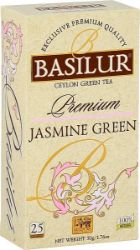 BASILUR Premium Jasmine Green nepřebal 25x2g - Čaje, káva, čokoláda BASILUR Premium Jasmine Green nepřebal 25x2g