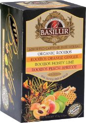 BASILUR Rooibos Assorted 25x1,5g - Čaje, káva, čokoláda BASILUR Rooibos Assorted 25x1,5g