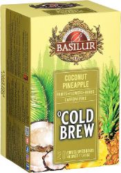 BASILUR Cold Brew Coconut Pineapple přebal 20x2g - Čaje, káva, čokoláda BASILUR Cold Brew Coconut Pineapple přebal 20x2g
