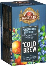 BASILUR Cold Brew Pomegranate Blueberry přebal 20x2g BASILUR Cold Brew Pomegranate Blueberry přebal 20x2g