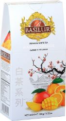 BASILUR White Tea Mango Orange papír 100g - Čaje, káva, čokoláda BASILUR White Tea Mango Orange papír 100g